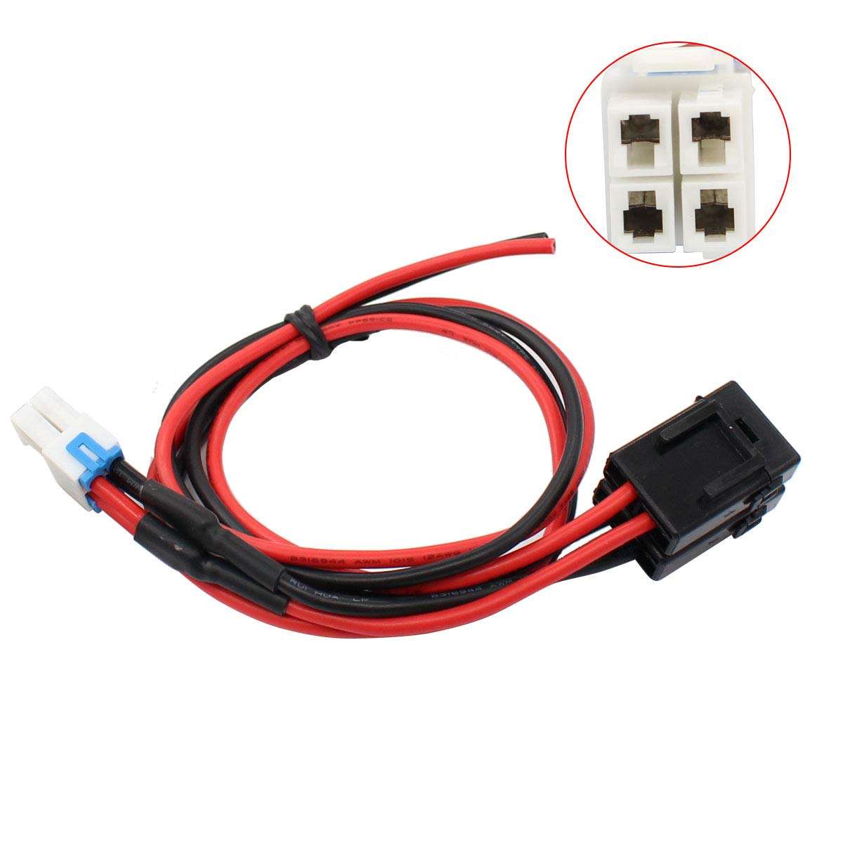 XtremeAmazing 4Pin 12AWG 12V 3A DC Power Supply Cable Cord Adapter for Icom IC-7000 IC-7100 IC-7610 IC-7300 Yaesu FT-450D FT-891 FT-991 Kenwood TS-480SAT TS-590SG TS-890s 2