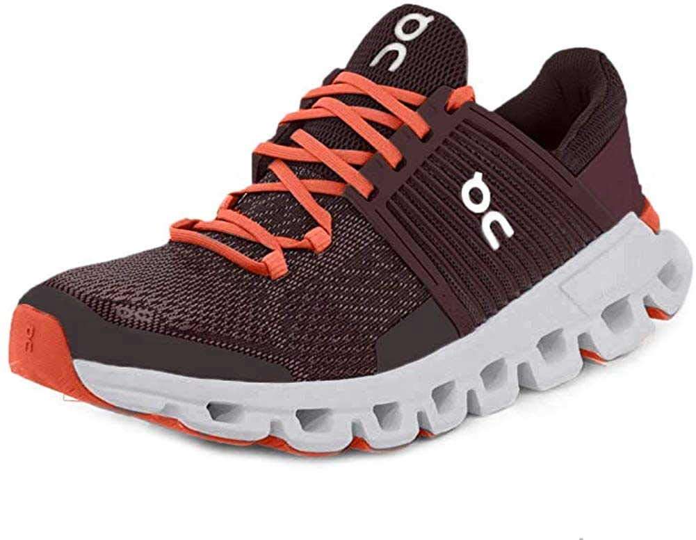 on Running Cloudswift Women's Road Shoes Plum/Dawn (5 M US)