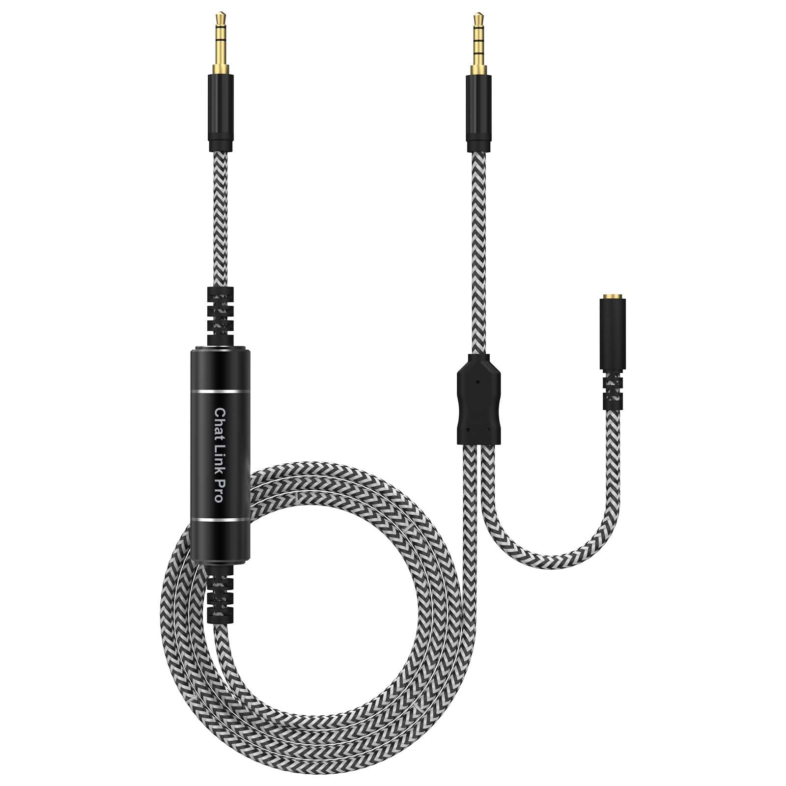 Arzweyk Replacement Chat Link Pro Cable Cord with in-line Isolator Compatible with Elgato HD60, HD60 S, HD60 S+, HD60 Pro, 4K60 S+/Pro/Pro MK.2 Capture Card for PS5, PS4, Nintendo Switch, Xbox One