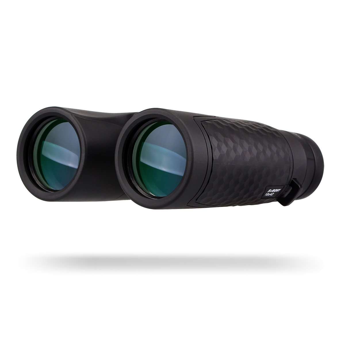 SVBONY SV30 Compact Binoculars for Adults,10x42 Binoculars Lightweight with Neck Strap,Fixed Focus Binoculars Red for Sports Events Camping Bird Watching 5