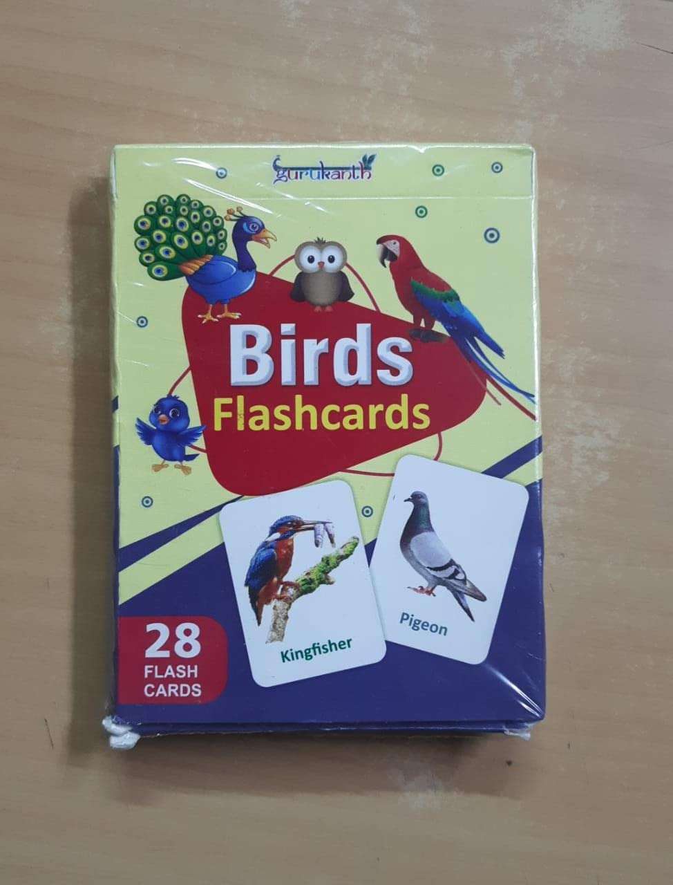 AASHISH Book DISTRIBUTORS and Publishers Birds Flash Cards for Kids Early Learning | Easy & Fun Way of Learning 1 Year to 6 Years Babies
