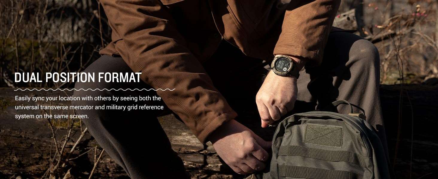 Garmin Instinct 2X Solar - Tactical Edition Coyote Tan, Rugged Outdoor GPS Smartwatch for Men, Ballistics Calculator, Solar Charging Capability Built-in Flashlight Smart Watch Bundle with Accessories 6