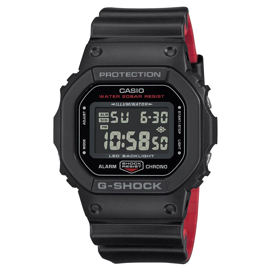 Casio G-Shock Digital Black Dial Men DW-5600UHR-1DR (G1515) 1