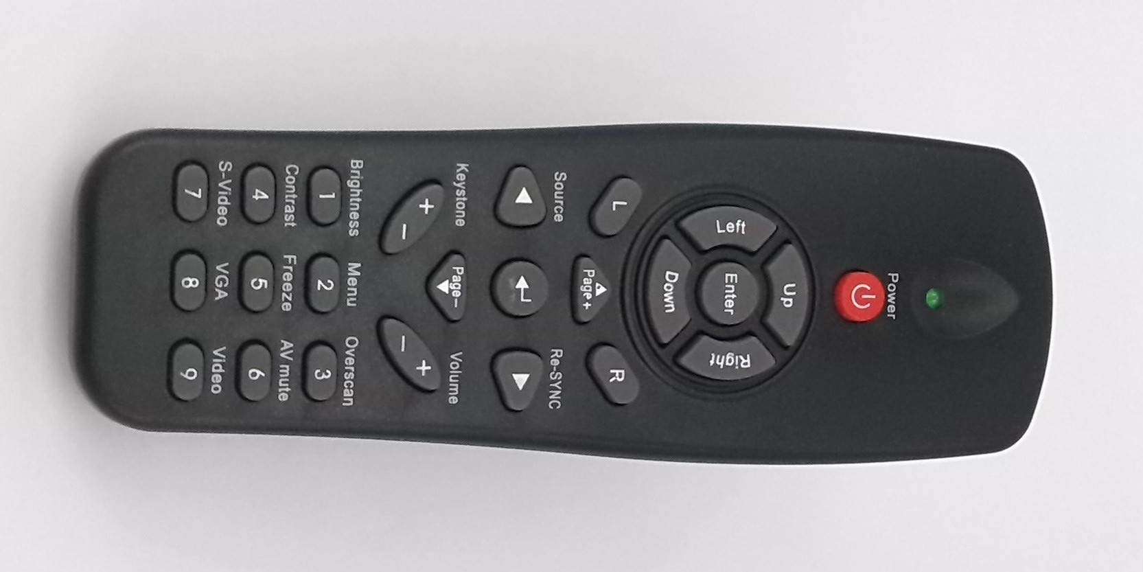 ELECTRON SELLER Replacement Projector Remote Control Fit for OPTOMA TX779-3D TW610STI TX565TU-3D GT3000 TX761 ES530 EX530 ES520 BR-5035N DS219 Projector 2