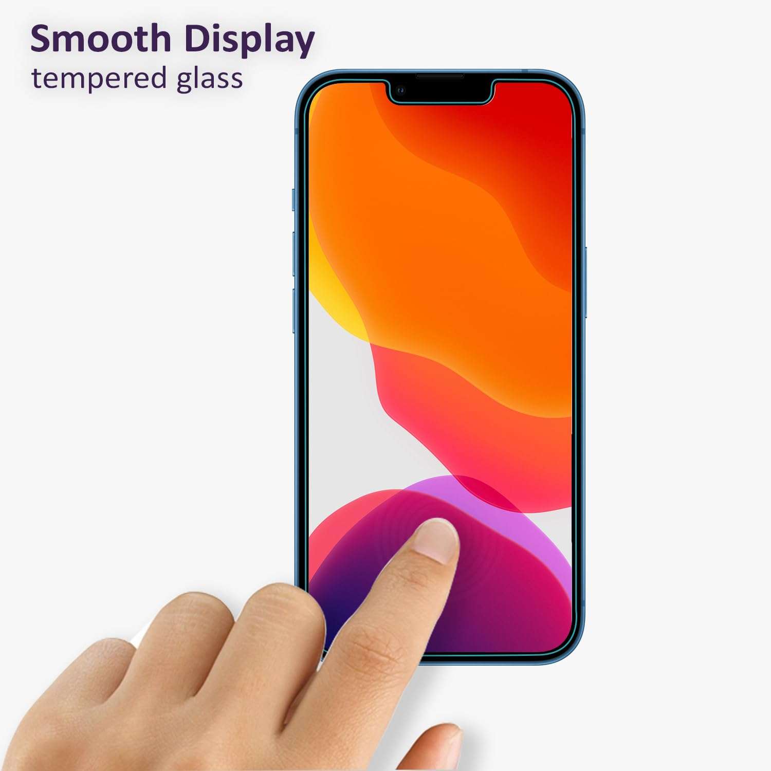 CZARTECH Tempered Glass Screen Guard For Iphone 13 Pro Max | Iphone 14 Plus With Easy Cleaning Kit (Pack Of 1) For Cellphone 4