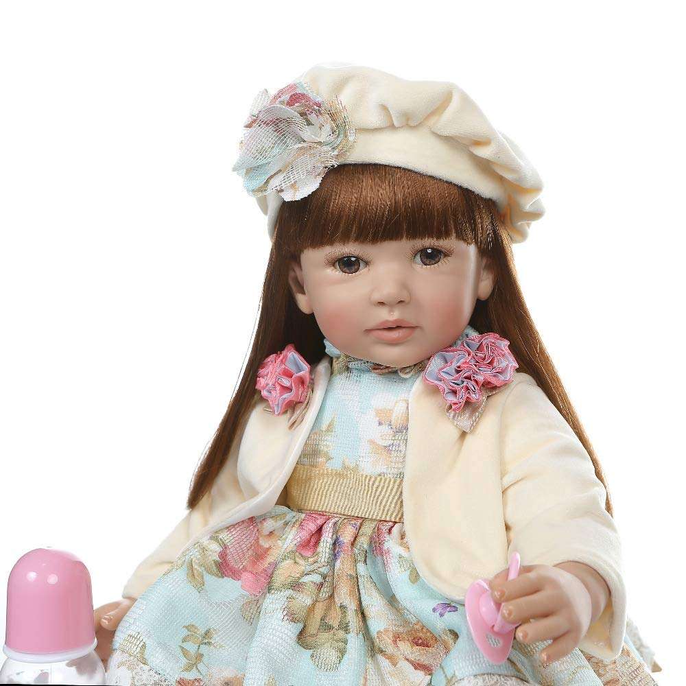 Babyfere Reborn Baby Doll Clothes 22 Inch 4 Pcs Outfits Accessories for 20-22 Inch Reborn Newborn Dolls Baby Girl Clothes 6