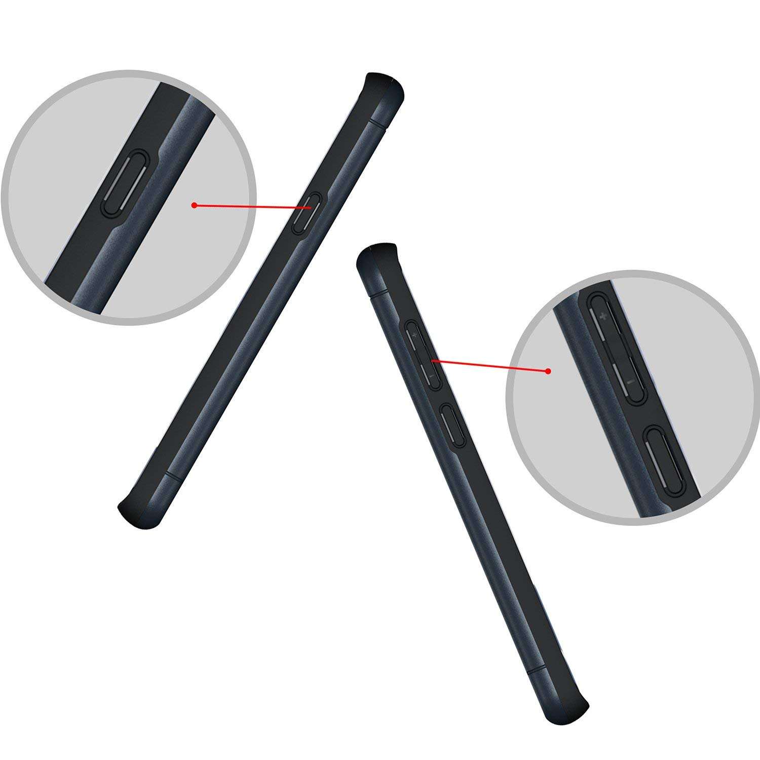 Baobeir Samsung Galaxy S9 Plus Case, Shockproof Heavy Duty Full Protective Cover with Credit Card Slot and Kickstand for Samsung Galaxy S9 Plus 6.2 Inches (2018 Release) (Navy Blue) 6