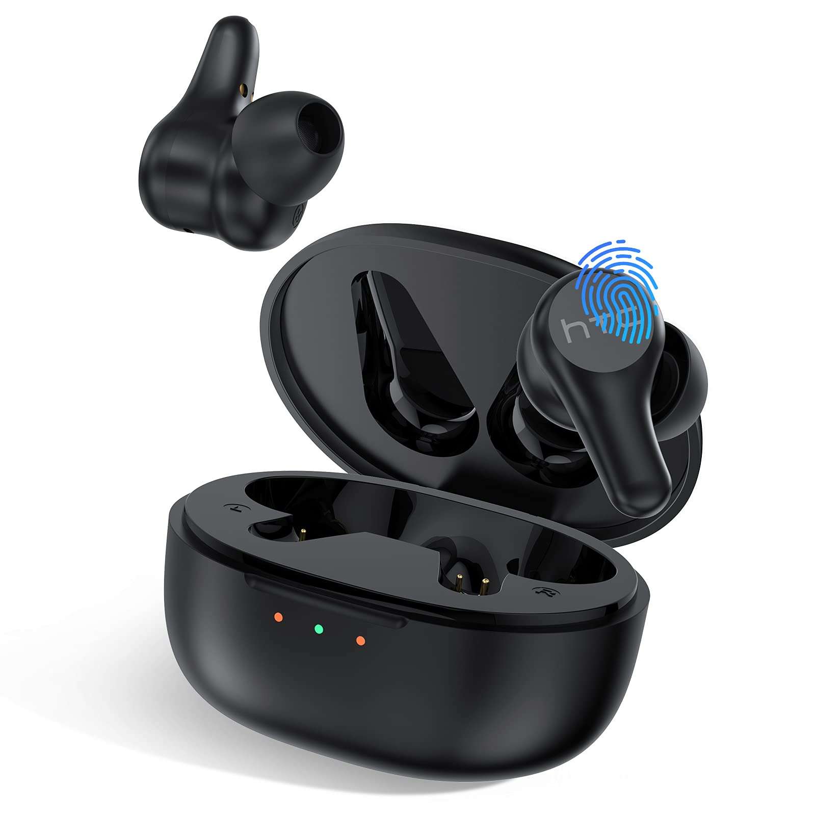 HTC True Wireless Earbuds Plus - ANC, Active Noise Cancellation IPX5 Water Resistant Bluetooth 5.0 with ENC, Stereo in-Ear Touch Control Earbuds 1