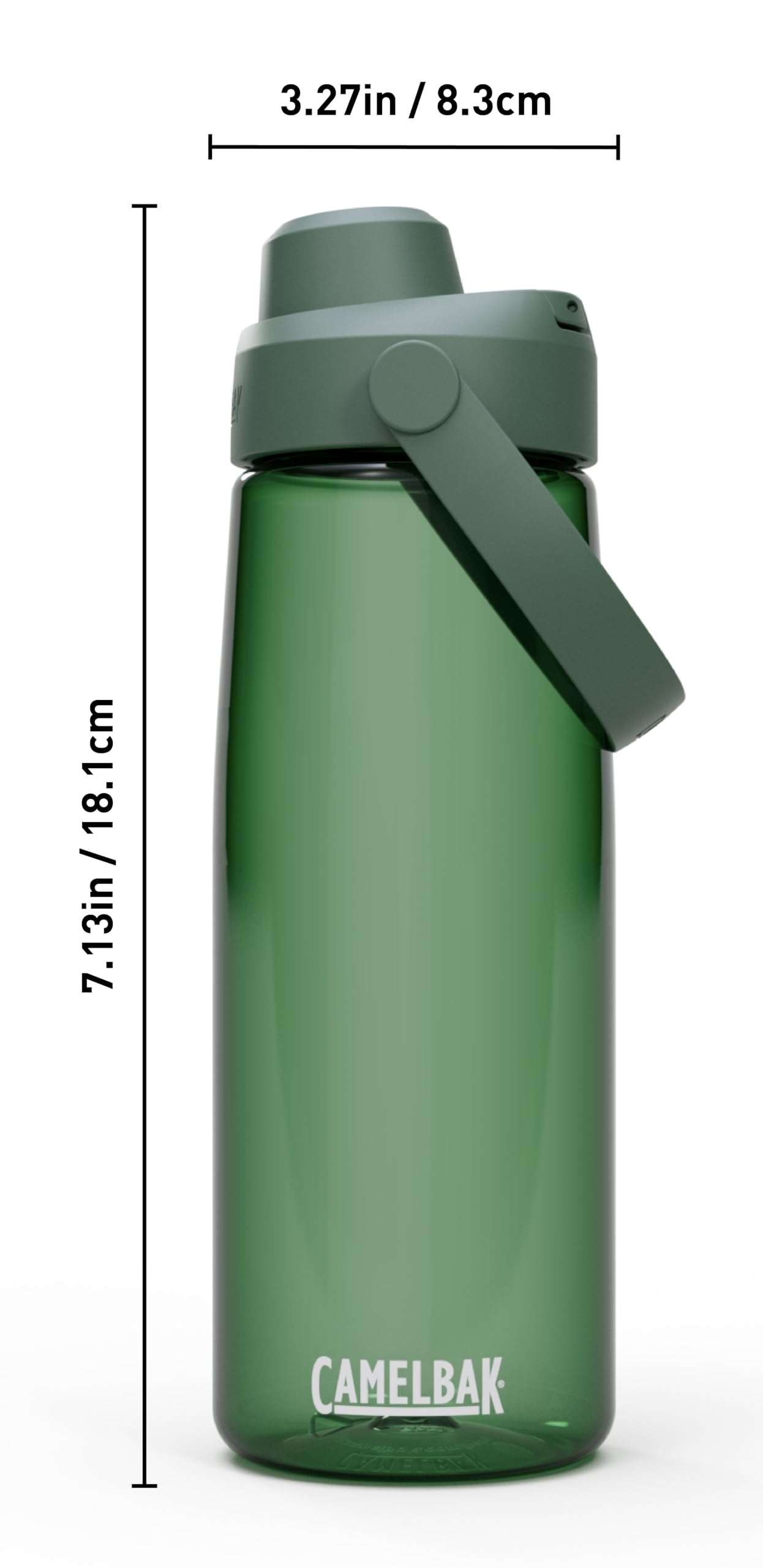 CamelBak Thrive Chug Tritan Renew Water Bottle Forest Green, 25oz 4