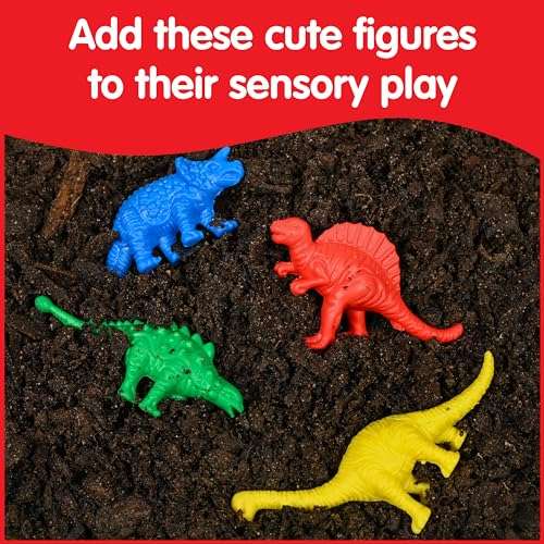 Edx Education Dinosaur Counters - Mini Jar Set of 32 - Learn Counting, Colors, Sorting and Sequencing - Math Manipulative for Kids 6