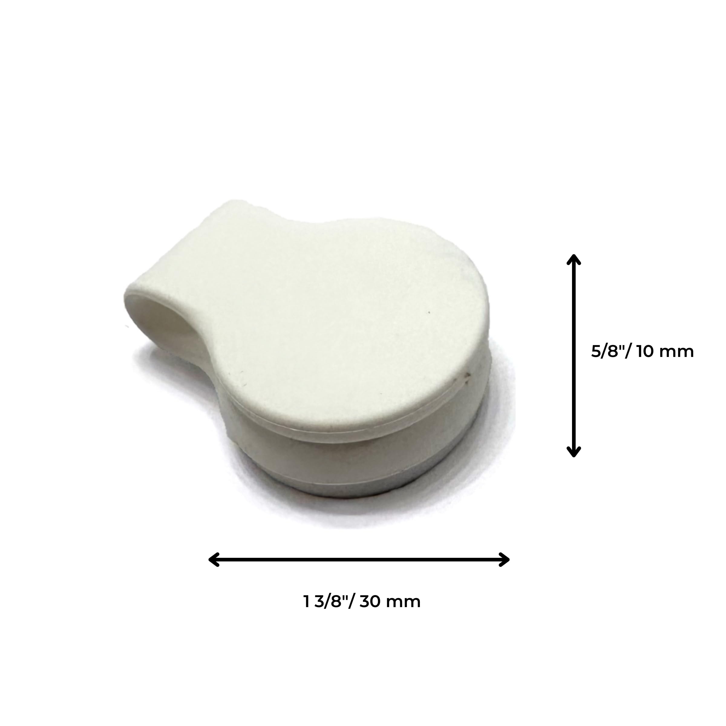 MiReDe Shower Curtain Keeper | Shower Curtain Clips | Durable | Self-Adhesive | Waterproof | Easy to Install | Splash Guard | Pack of 4 (Bright White) 6