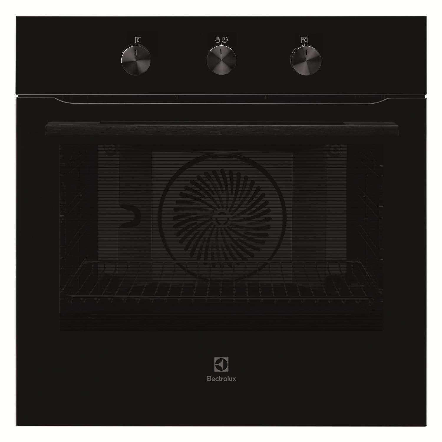 Electrolux 68L 60cm Built-In Oven with 5 Functions, UltimateTaste 300, Glass, Black, KOHLH00KA 1