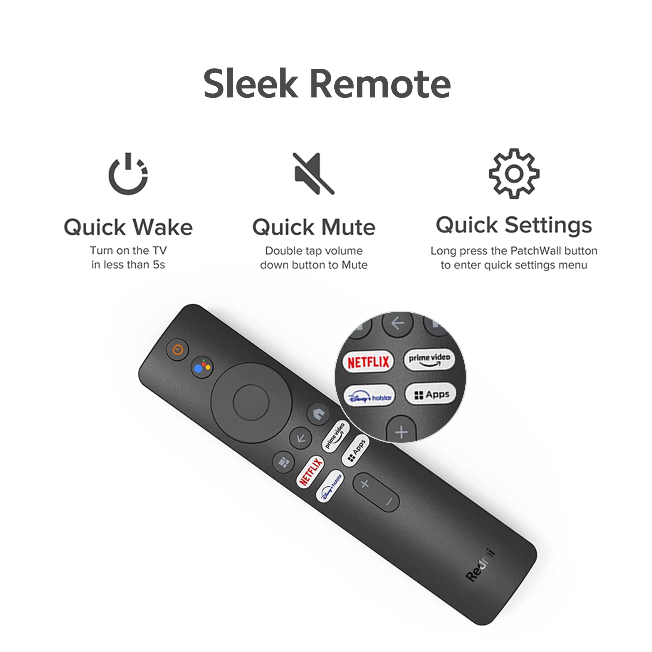 Mi 163.9 cm (65 Inches) 4K Ultra HD Android Smart LED TV 4X | L65M5-5SIN (Black) 5