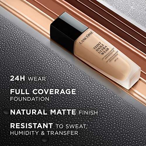Lancôme Classic Teint Idole Ultra Wear Full Coverage Foundation - Lightweight & Oil-Free With Natural Matte Finish - Up To 24H Wear - 380 Bisque Warm 3