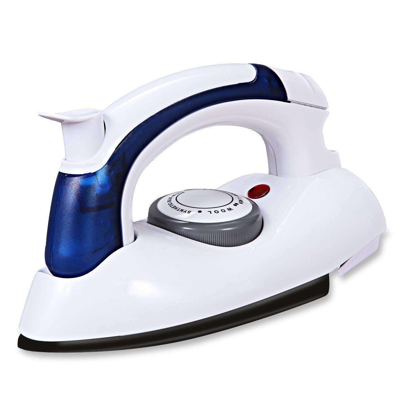 KINZILLA Folding Travel Household Steam Electric Iron Hand-Held Mini Iron with Foldable Handle, Compact for Clothes 6