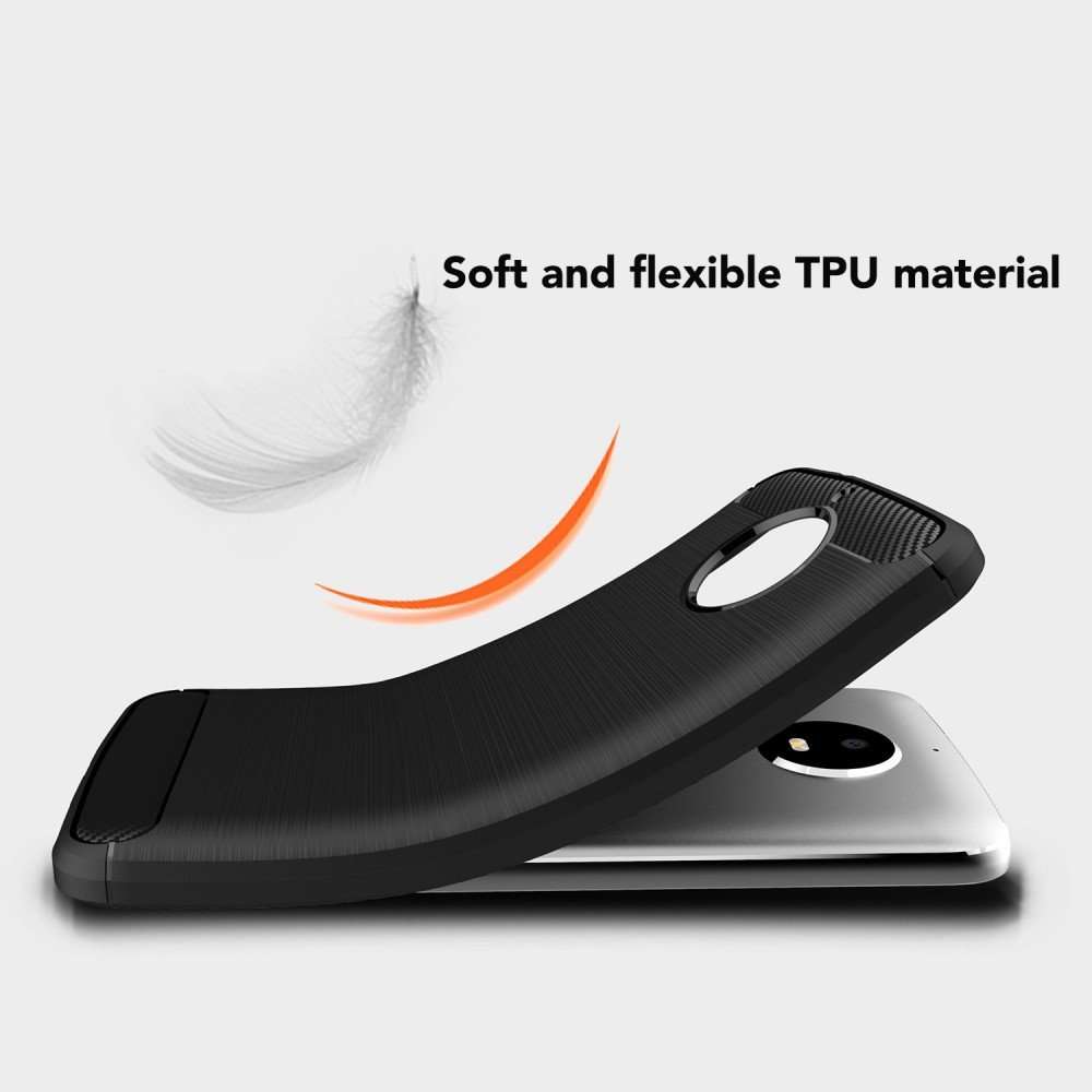 NALIA Case Compatible with Motorola Moto G5S, Silicone Ultra-Thin Protective Phone Cover Rugged Rubber-Case Gel Soft Skin, Shockproof Slim Back Bumper Protector Smartphone Back-Case Shell - Black 5