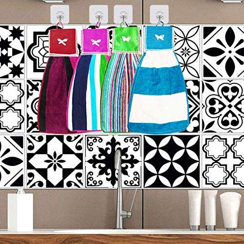 A CUBE LUXURY SOLUTIONS Hanging Cotton 4 Pieces Cotton Washbasin Napkin/Hand Towel for Kitchen and Bathroom (4) 3