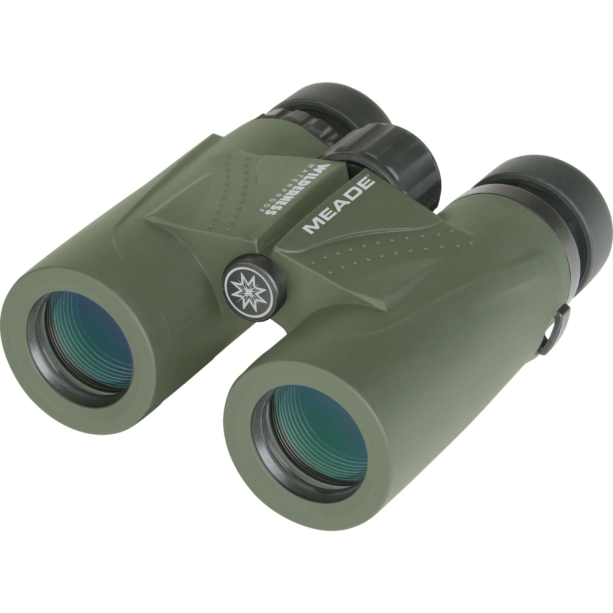 Meade Instruments Wilderness 10 x 32 Binoculars - Olive Green, 10x32 125023 1