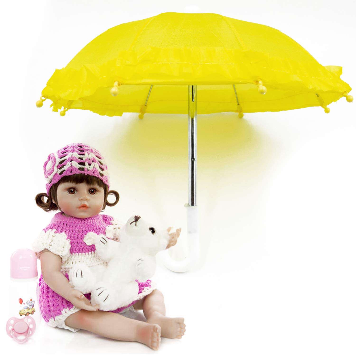 AUEAR, 5 Pack Cute Mini Umbrella 5 Color for Other Photography Props Decoration 3