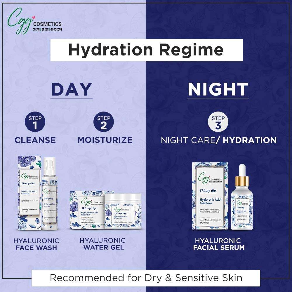 CGG Cosmetics Hyaluronic Acid 2.5%- Vitamin C- E Facial Serum – 30ml 5