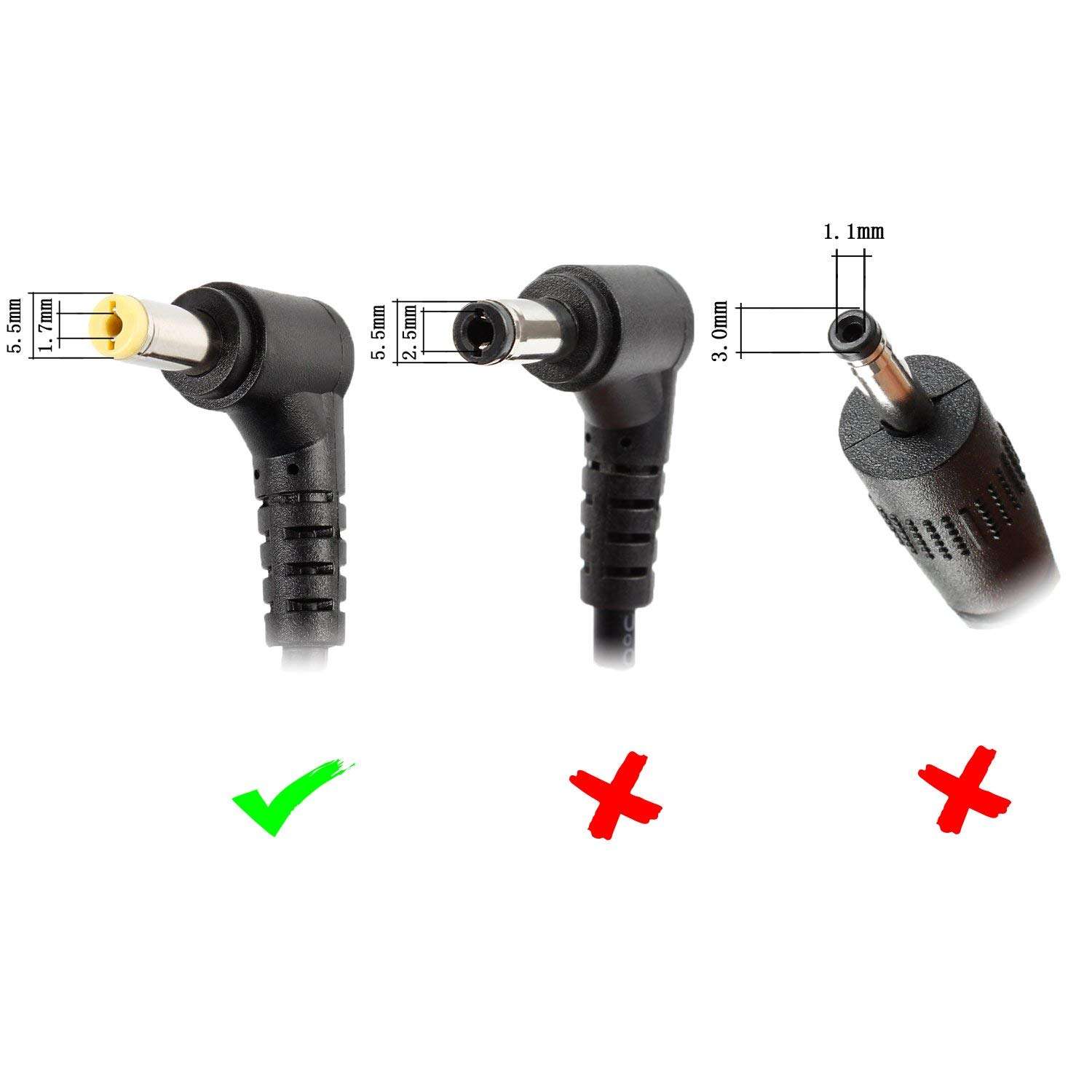 SellZone Laptop Battery Adapter Charger 65w 19v 3.42a for Accer Travlmate 4741zg 4745 4745g 4749 4749z 4750 with Power Cable 4