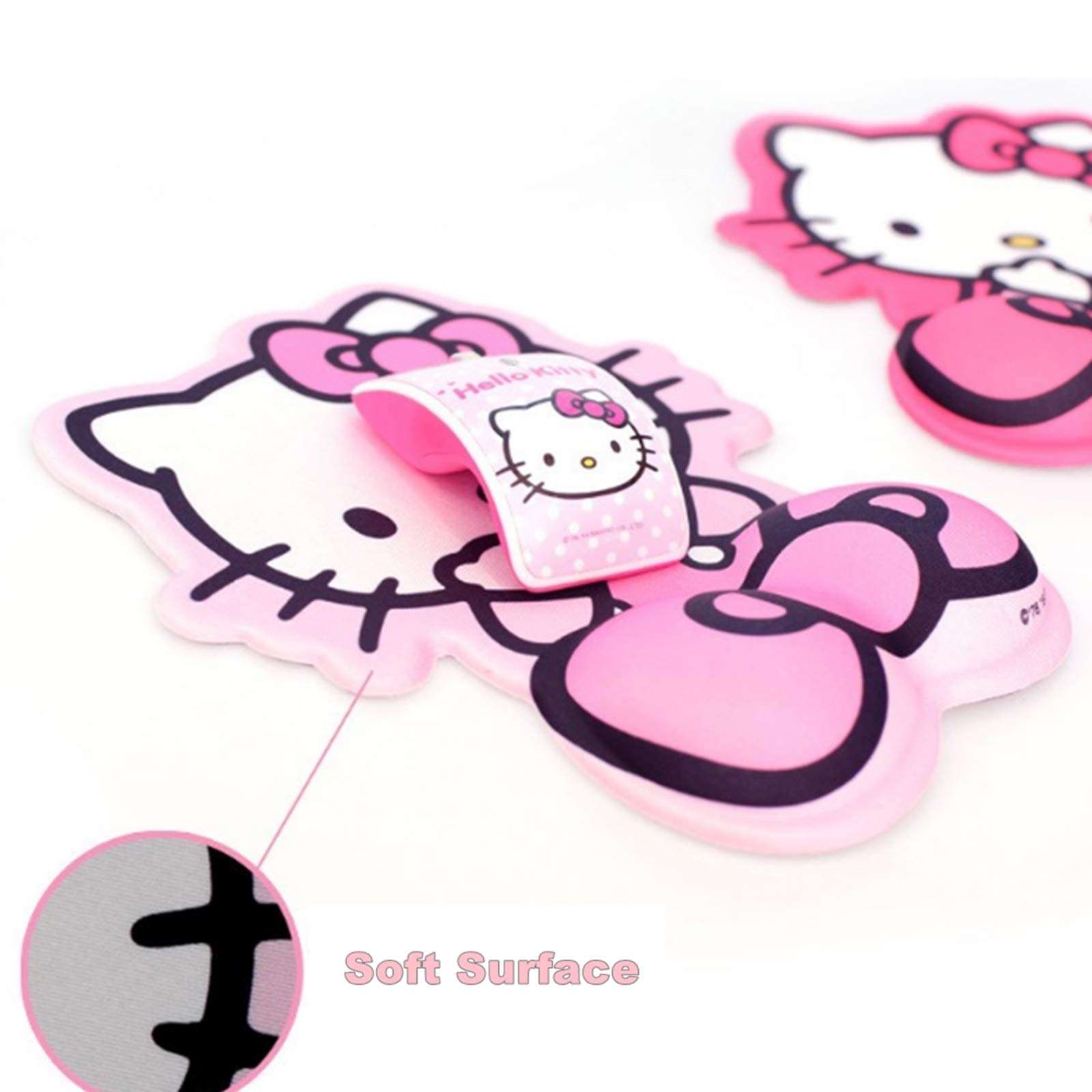 Hello Kitty Gel Computer Mouse Pad with Wrist Support Rest HK-WPMP (Wink Kitty) 3