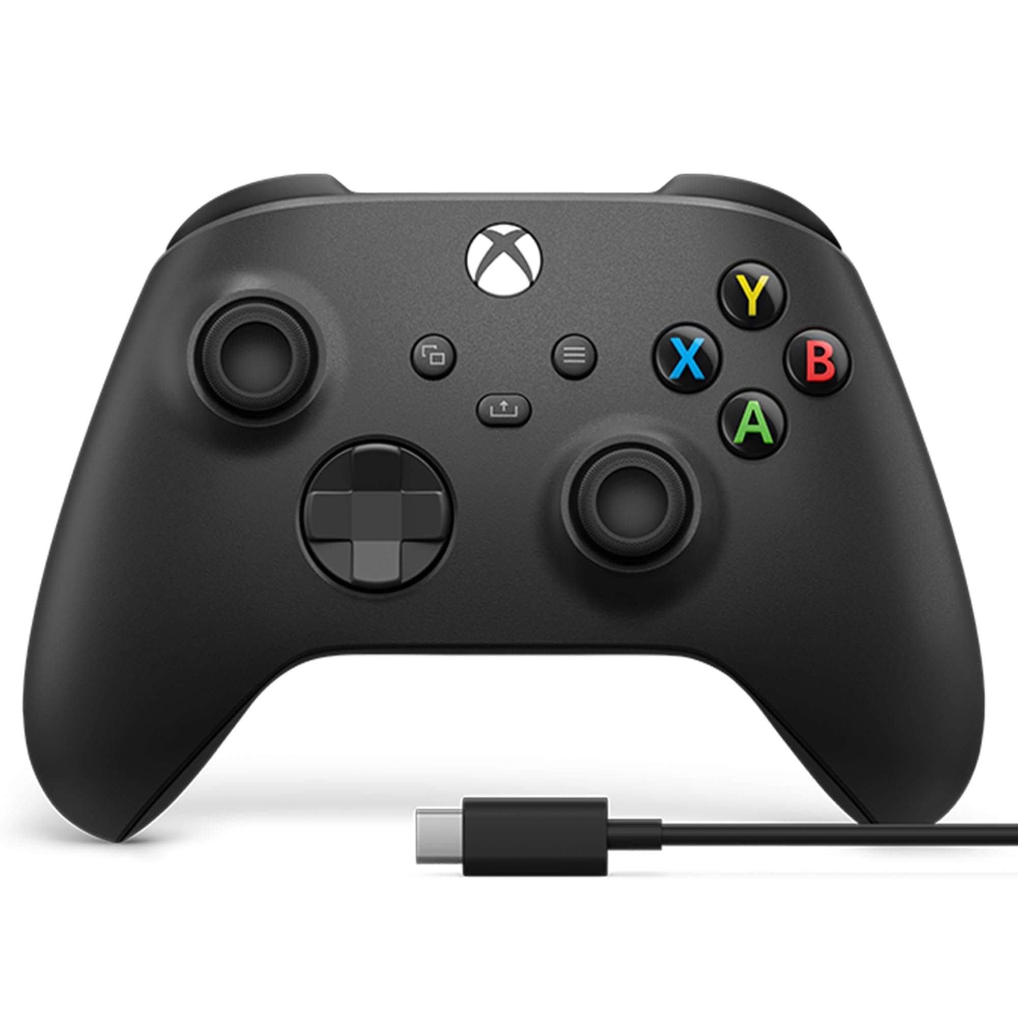 Xbox Wireless Gaming Controller + USB-C® Cable (2025) – Carbon Black – Play on Xbox, Windows, Android, iOS, FireTV Sticks, Smart TVs, VR Headsets 1