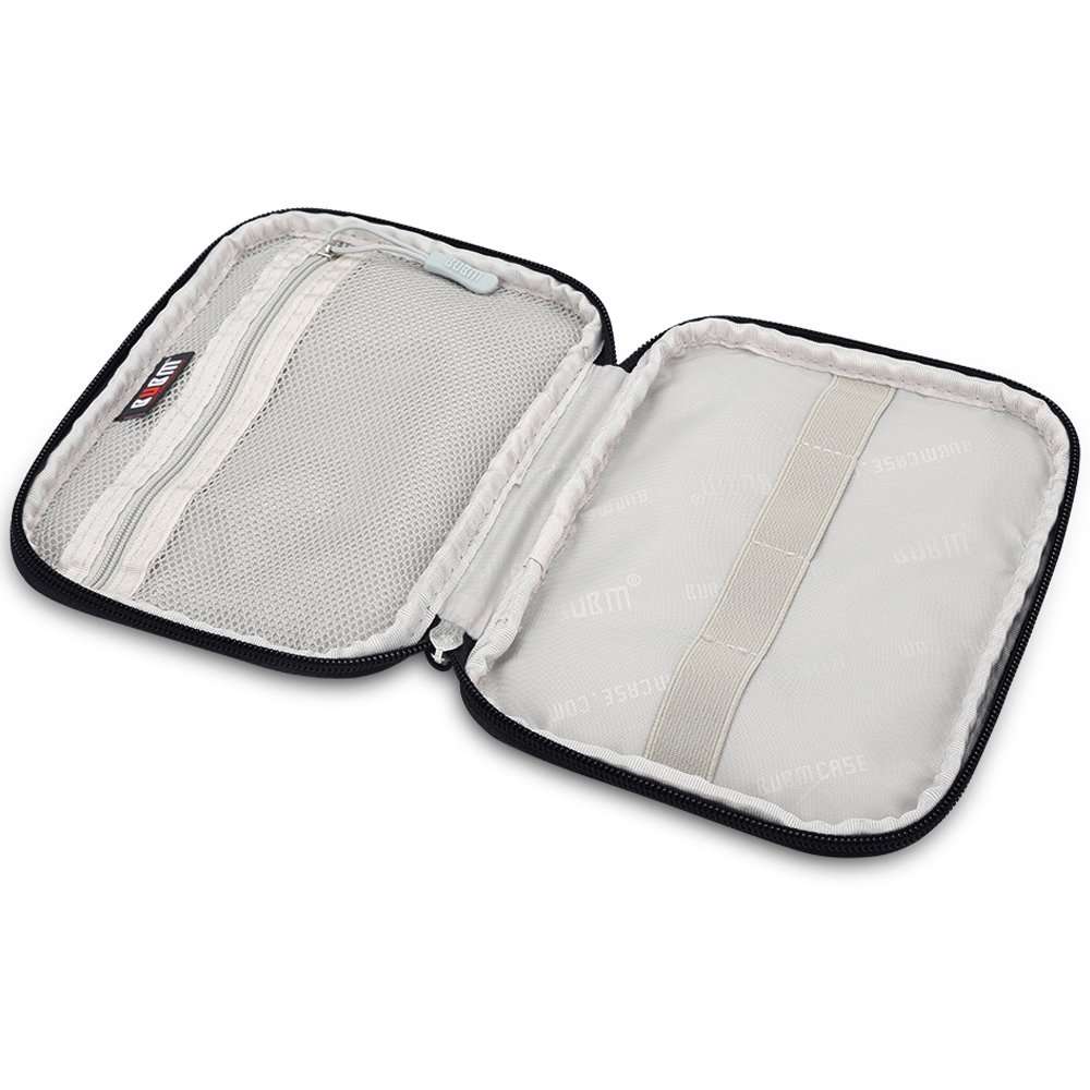 Travel Cable Organizer, BUBM Electronics Bag for Cords,Flash Drive, Power Bank(Black) 2