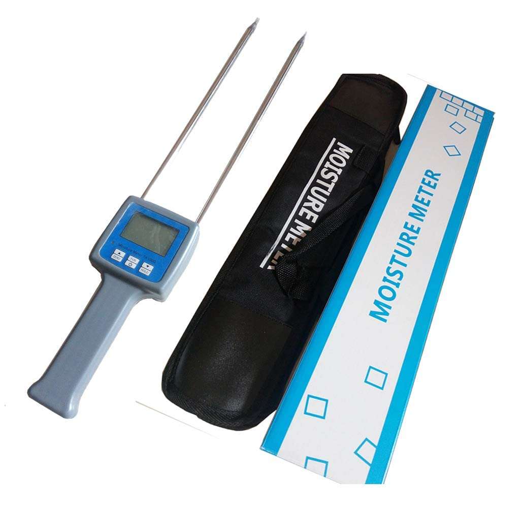 Grain Moisture Tester Multifunctional Barley Corn Wheat Moisture Content Meter Measuring LCD Display 1