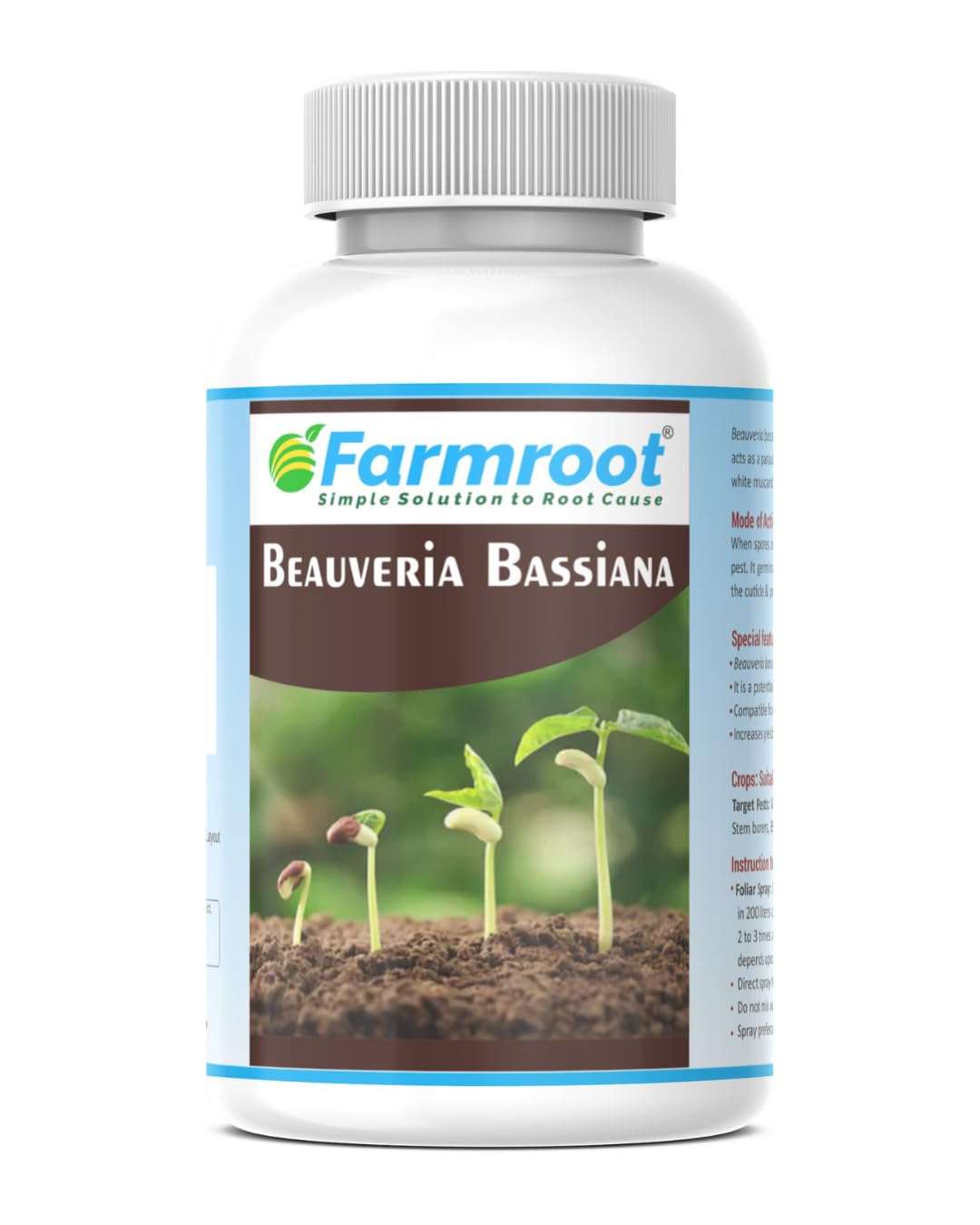 FARMROOT BEAUVARIA BASSIANA (PACK OF 1 * 10 Ltr) 1
