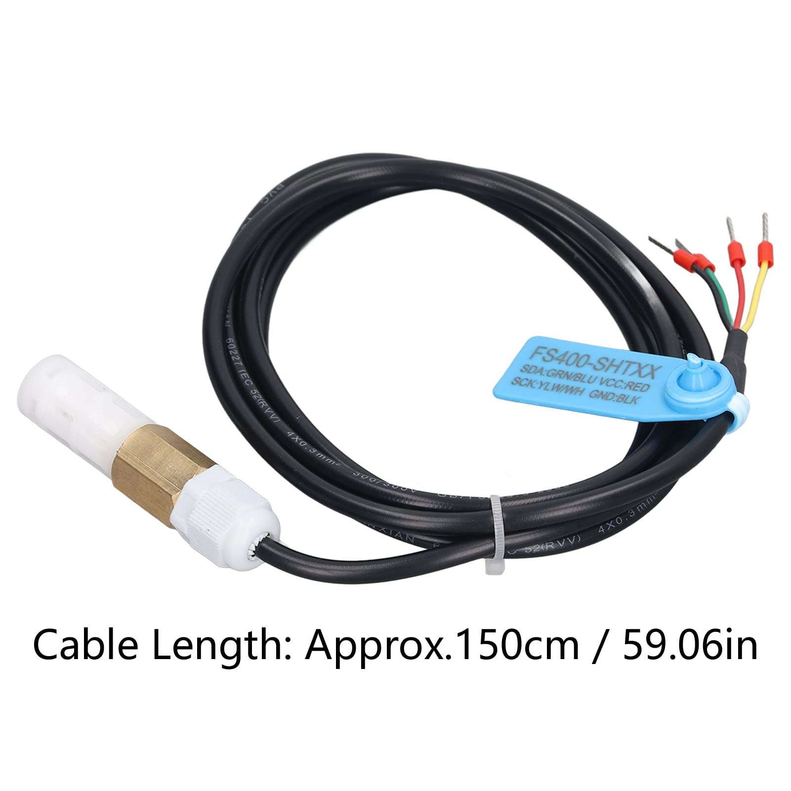 EVTSCAN Soil Temperature Humidity Sensor Probe for Agricultural Greenhouses DC3.3V 3