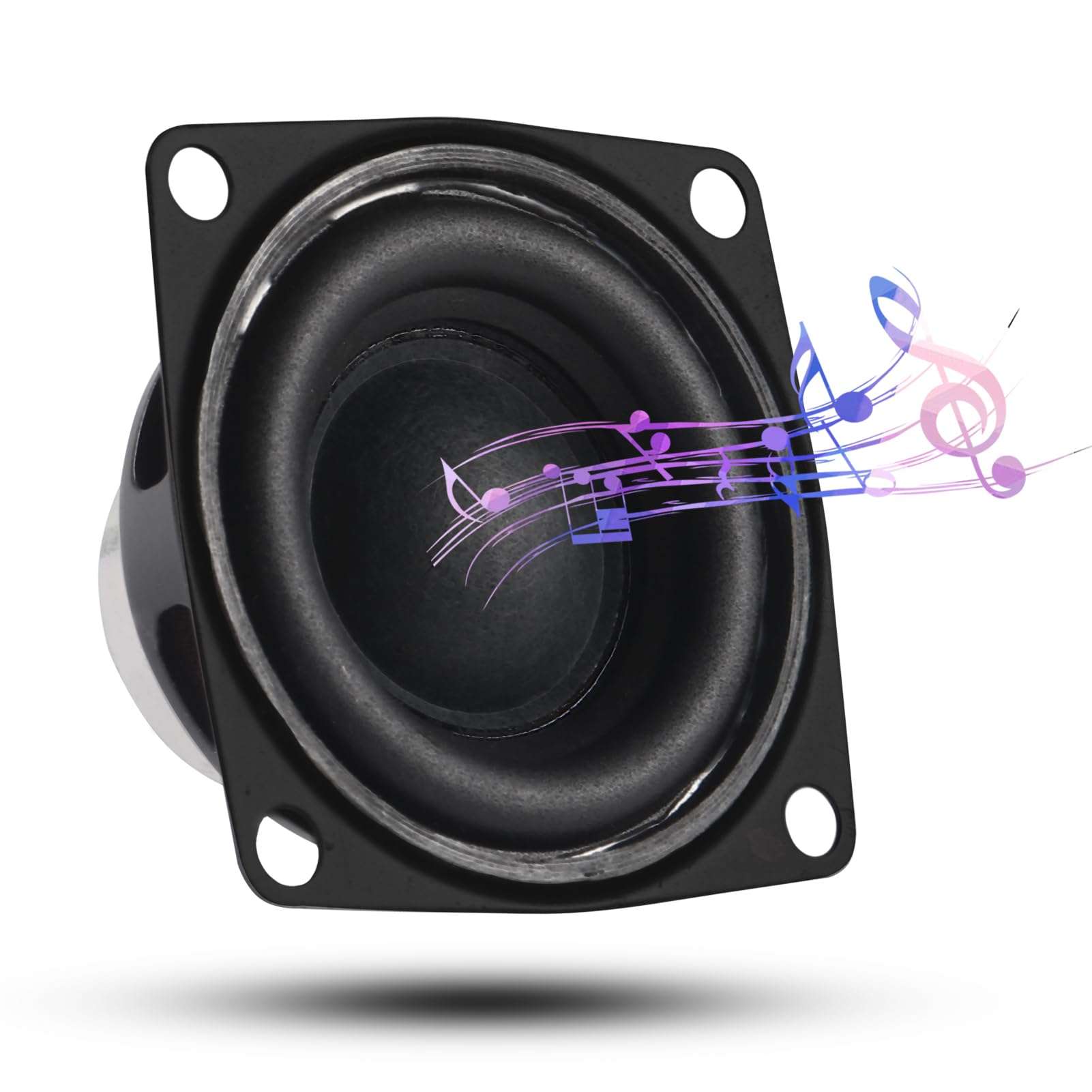 DWEII 2Pcs 2" 2inch 4Ohm 10W Full Range Audio Speaker Stereo Woofer Loudspeaker for Arduino 2inch 4Ohm 10W Full Range Audio Speaker Stereo Woofer Loudspeaker 4