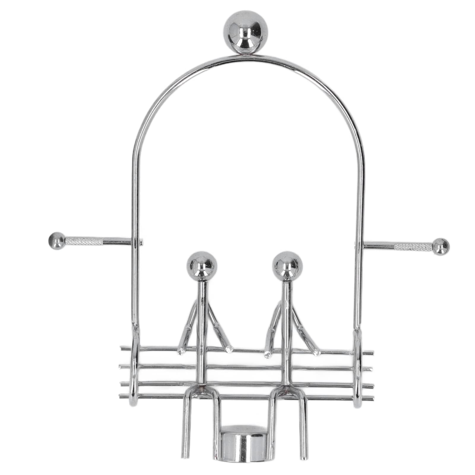 KENANLAN Balance Balls, Metal Couple Swinging Balance Balls Pendulum Balance Balls Toys Fun Science Physics Learning Desk Toys for Stress Relief, Office and Home Decoration 5