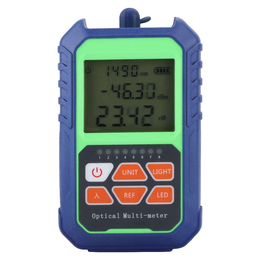 Bewinner Fiber Optical Power Meter Type A High Precision Mini Optical Power Meter with FC/SC/ST Connector Portable Optical Fiber Power Tester Measure for Testing FTTH CCTV CATV Tools 1