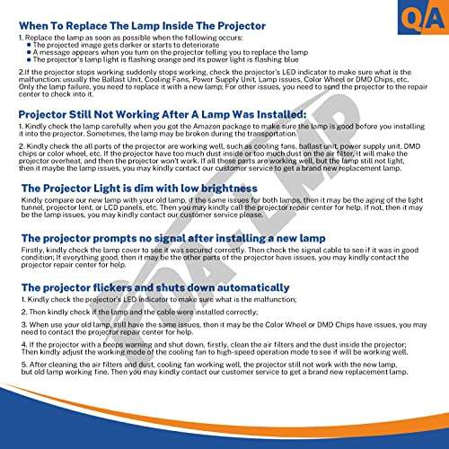 POA-LMP LP79 Lamp for ELPLP79 ELPLP80 EPSON PowerLite 570 575W 580 585W BrightLink 575Wi 585Wi 595Wi Pro 1420Wi 1430Wi EB-575Wi/575Wie/575We/580e/580S/585W/585We/585WS/585Wi/595Wi/595Wie/1420W/1430Wi 5