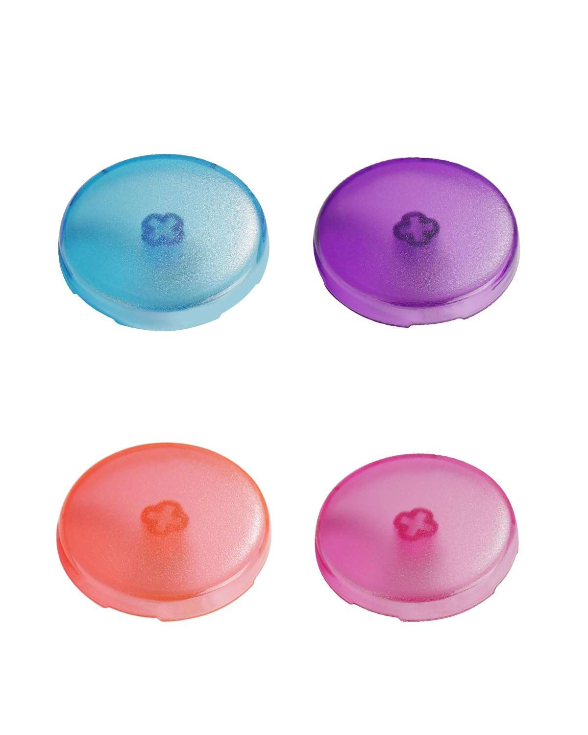 SIXSIR 8 Pcs Haute Keycaps (25.8mm) for Haute42 & Cosmoxgaming - Leverless Controller Accessory - Colourful Keycaps Replacement(Pink) 6