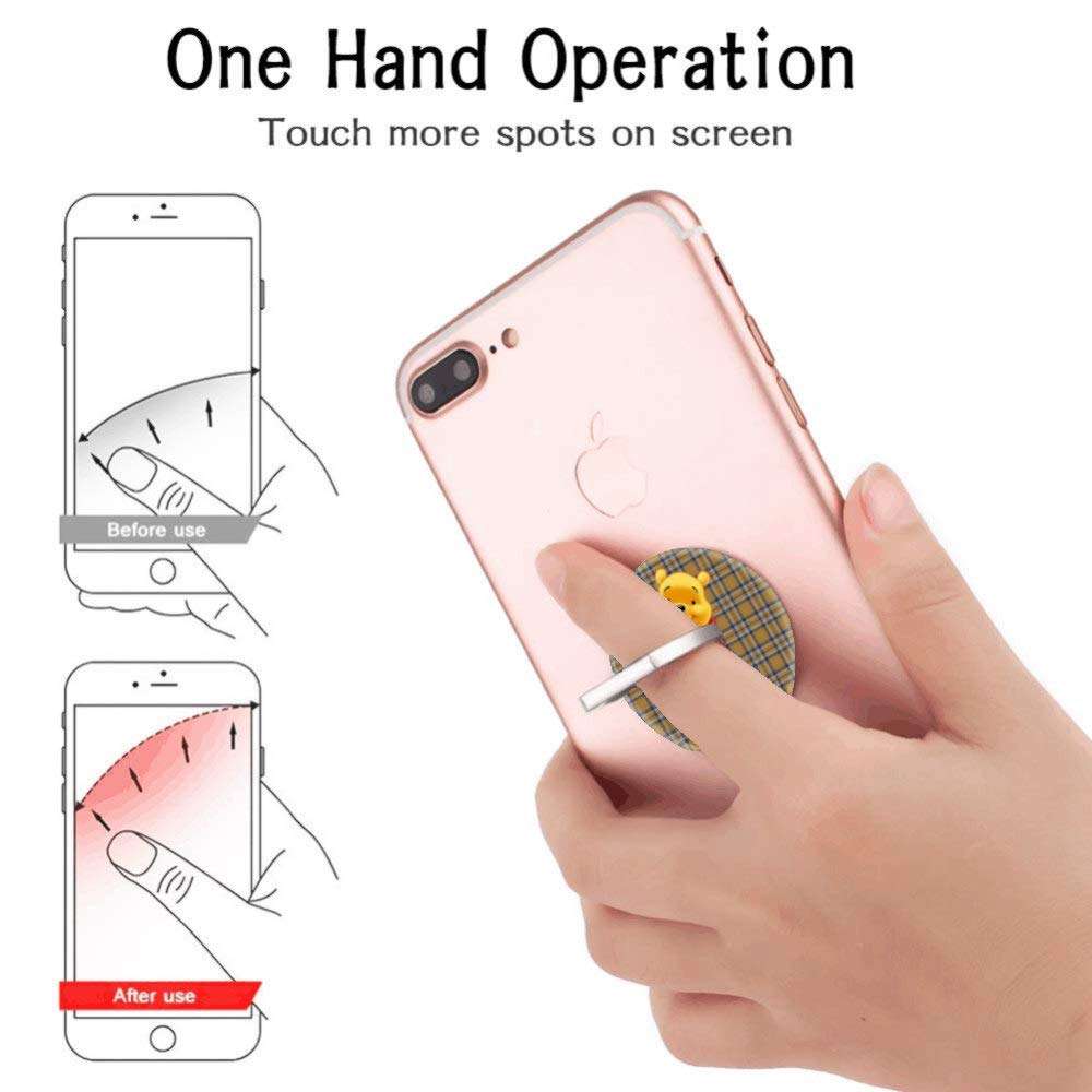Disney Phone Case for iPhone 11 with Ring Holder Kickstand,Soft TPU Rubber Silicone Protective Cover for iPhone 11 (6.1 inch) - Winnie The Pooh 5