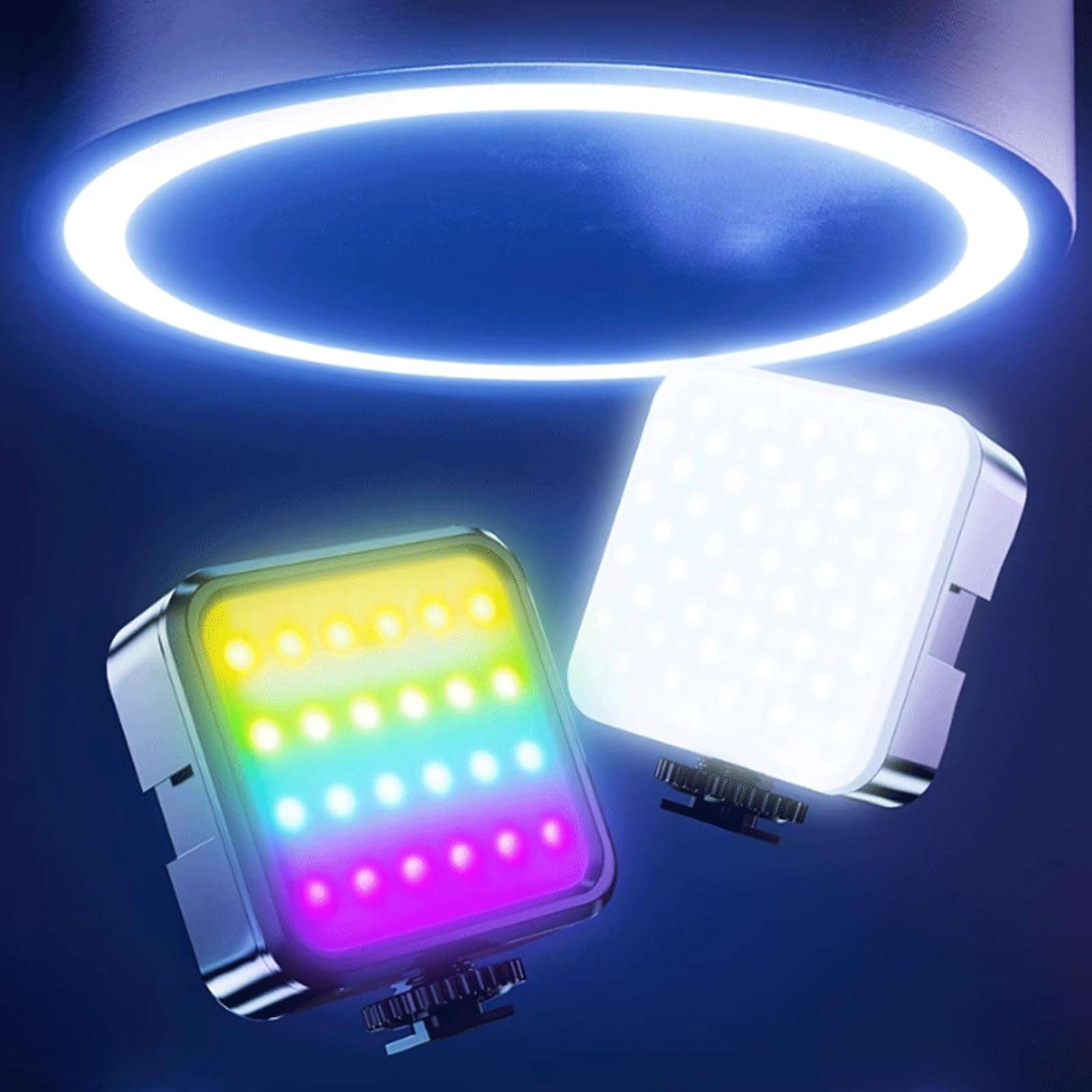 FROON Fill Light LED Atmosphere Lamp Photo Beauty Lamp Portable Fill Lamp Clip Type Mobile Phone Live Photo Lighting for Laptop Cell Phone Photography, Talla ?nica 3