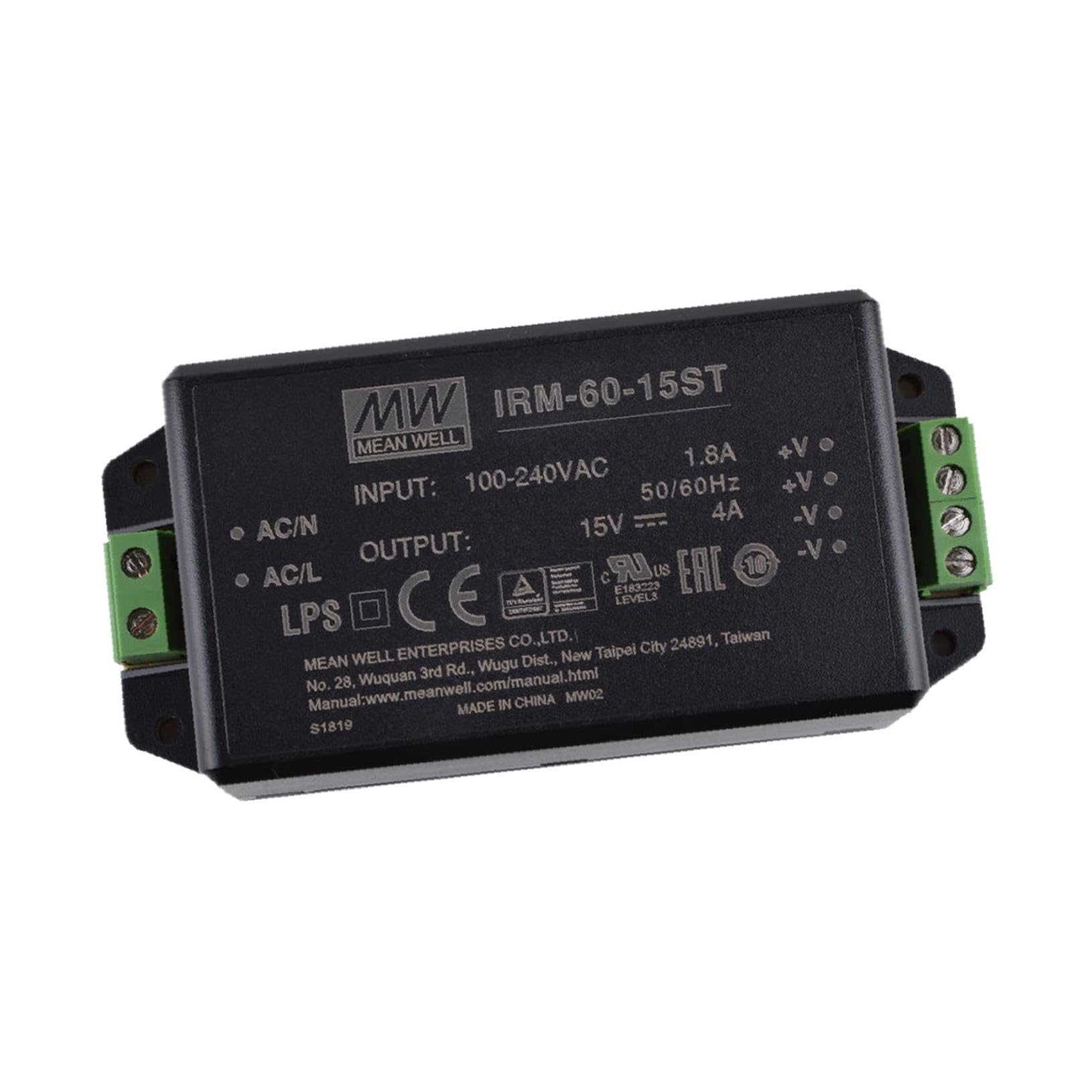 Industrial Open Frame 60W 15V 4A IRM-60-15ST AC-DC SMPS IRM-60 Series Switching Power Supply 1