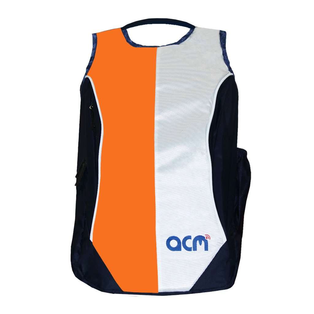 Acm Laptop Backpack Padded Bag Compatible with Acer Aspire E E5-551g 15.6" Laptop Orange