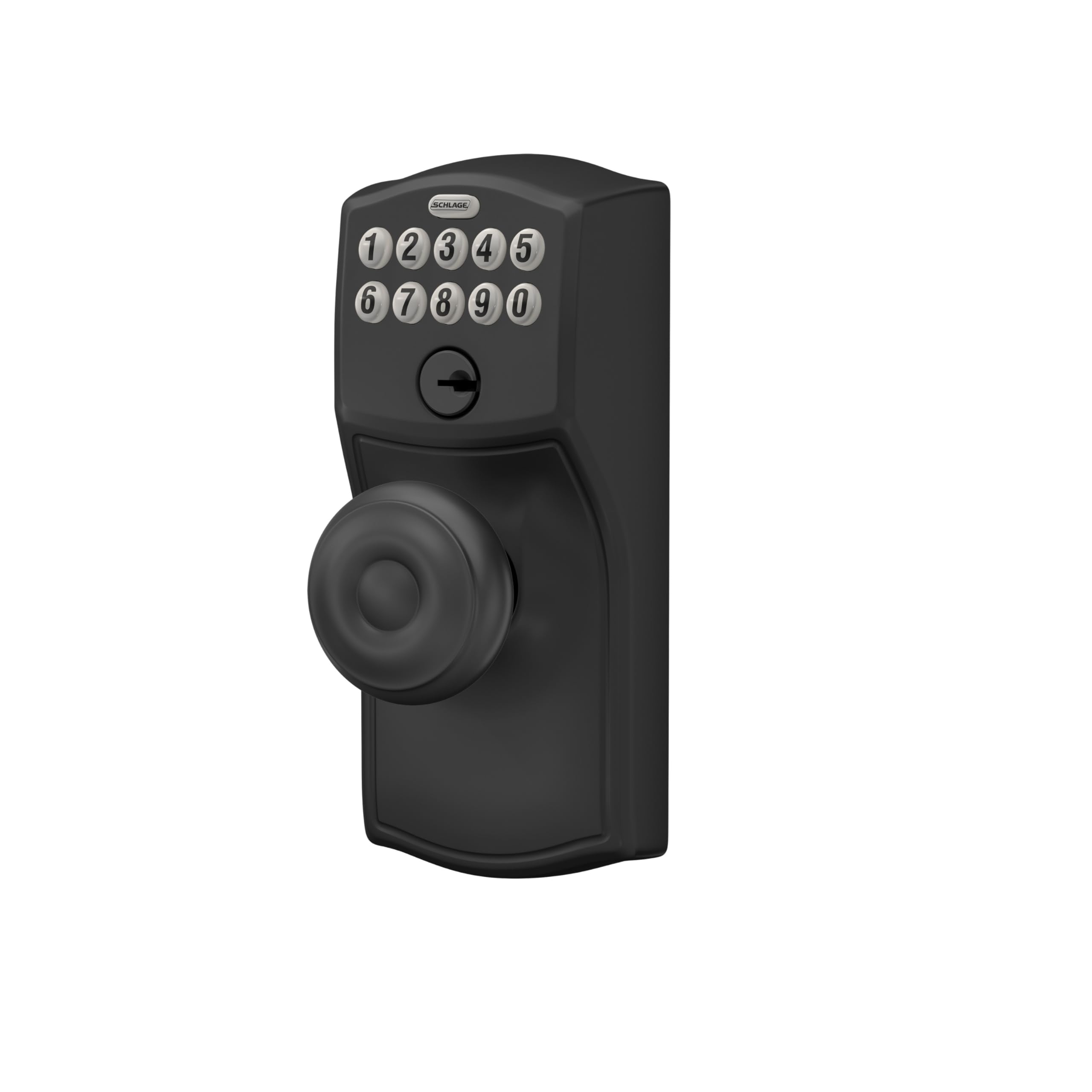 SCHLAGE FE595 CAM 622 GEO Keypad Entry with Flex Electronic Lock, Matte Black 3