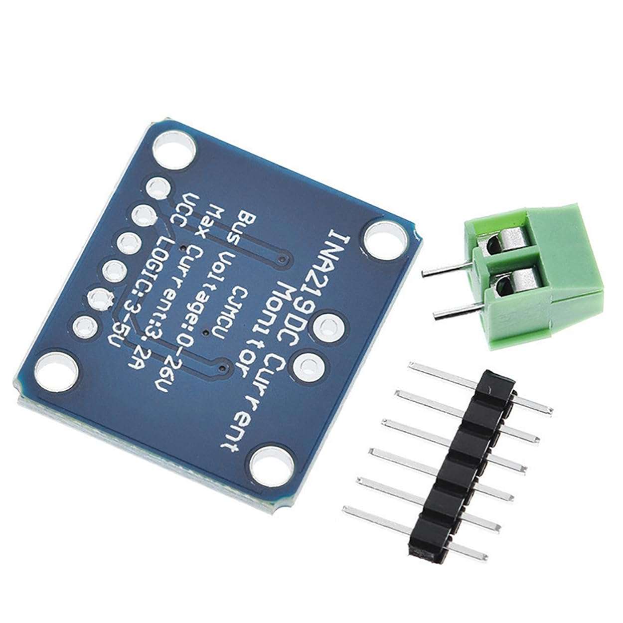 Ruiwaer Blue INA219 I2C Bi Directional DC Current Power Supply Sensor Breakout Module 5