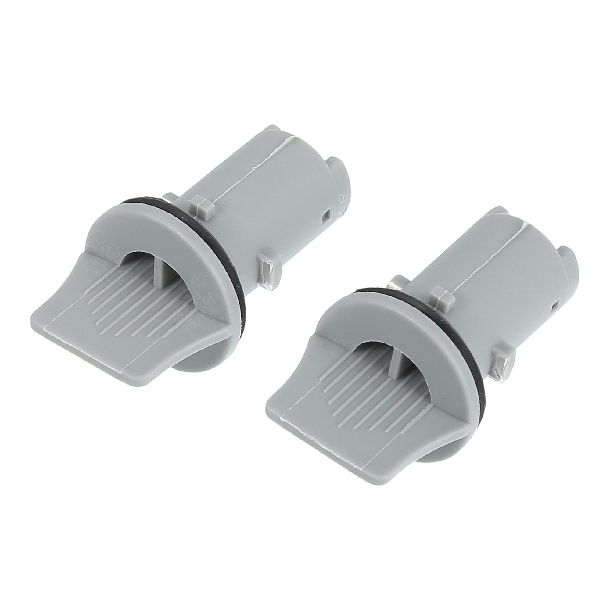A ABSOPRO Parking Signal Light Socket No.921612M000 Durable Lamp Bulb Adapter for Hyundai Accent 2015-2017 Plastic Metal Gray (Set of 2)