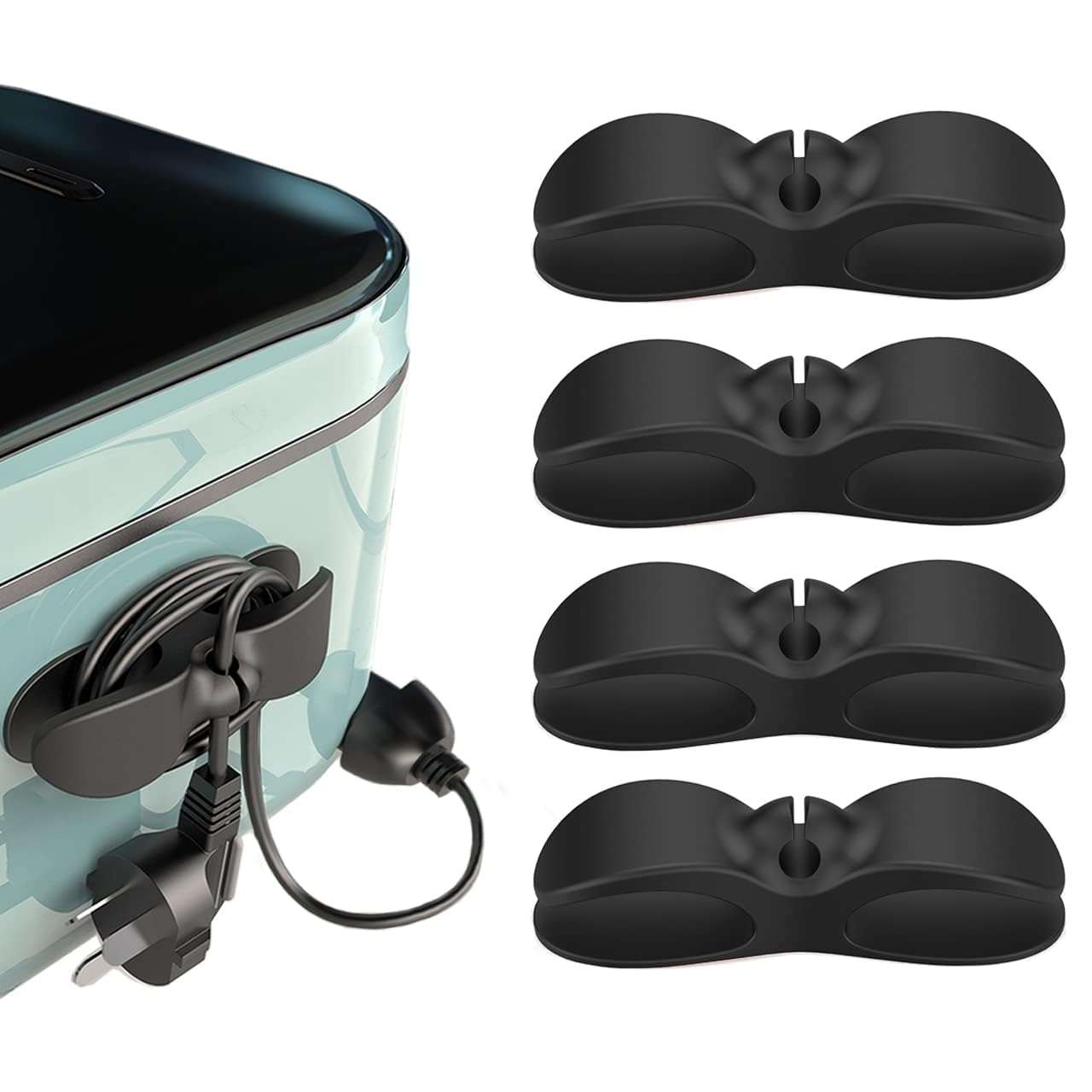 MSA Cable Cord Organizer Kitchen Cord Winder Cord Holder Cord Organizer for Appliances,Kitchen Appliances Cord Winder Cord Wrapper for Cable Winder,Cord Holder Cord Organizer for Appliances 1