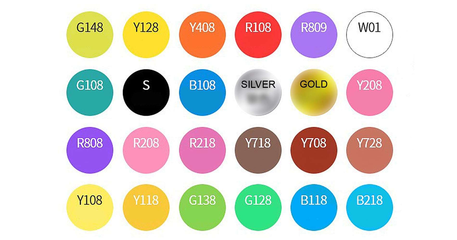 PennyWise® Acrylic Paint Markers Waterproof Permanent Art DIY Pens, 4 MM Tip, Ideal For Painting, Drawing, Stenciling, Etching, Stamping. (Set Of 24 Shades) 3