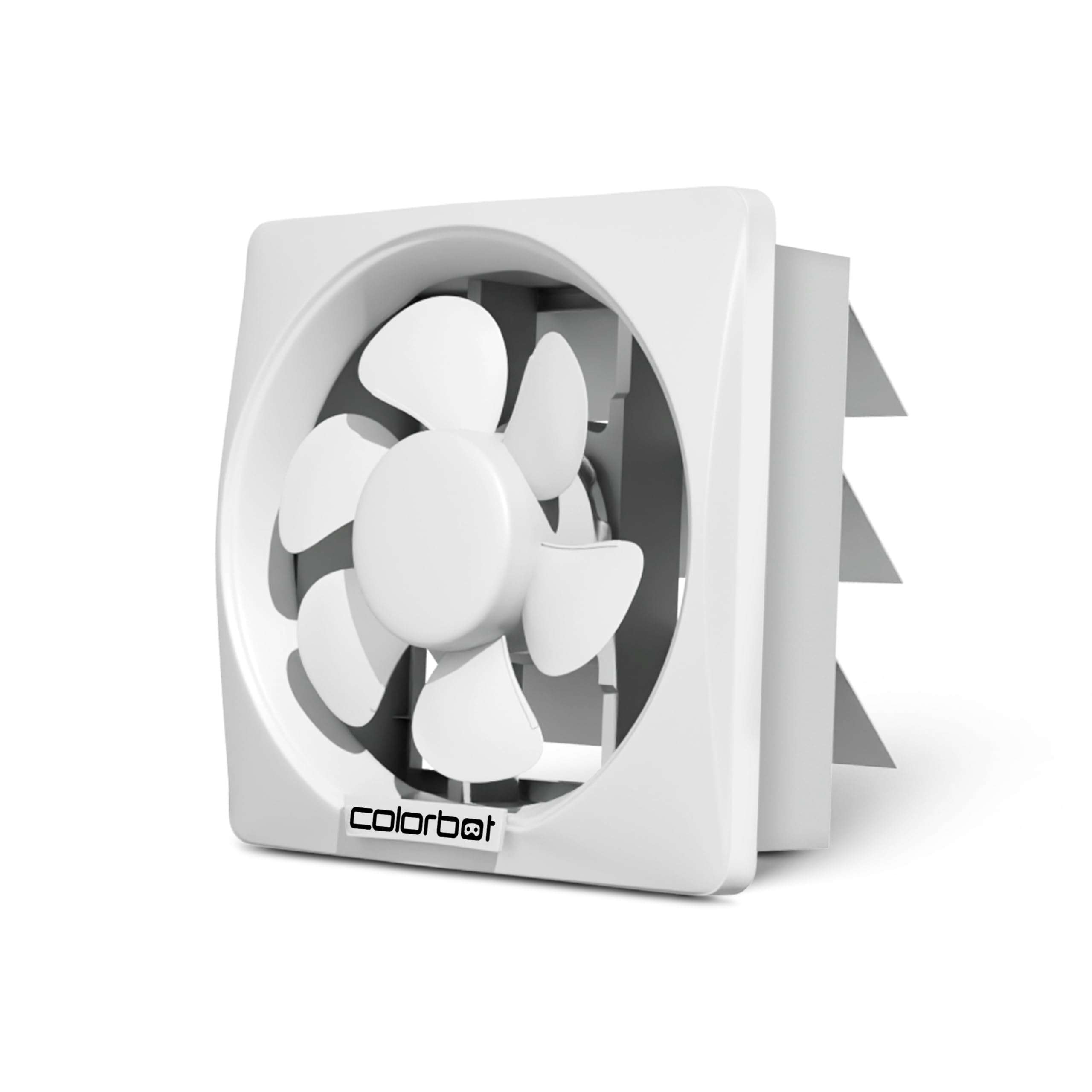 Colorbot Ecoz BLDC Exhaust Fan 250mm (10 inches) for Bathroom, Kitchen | 18W | Installation-Square Cut (285mm) | Low Noise | Easy to Clean | 100% Copper Motor | 3 Years Warranty (Arctic White) 1