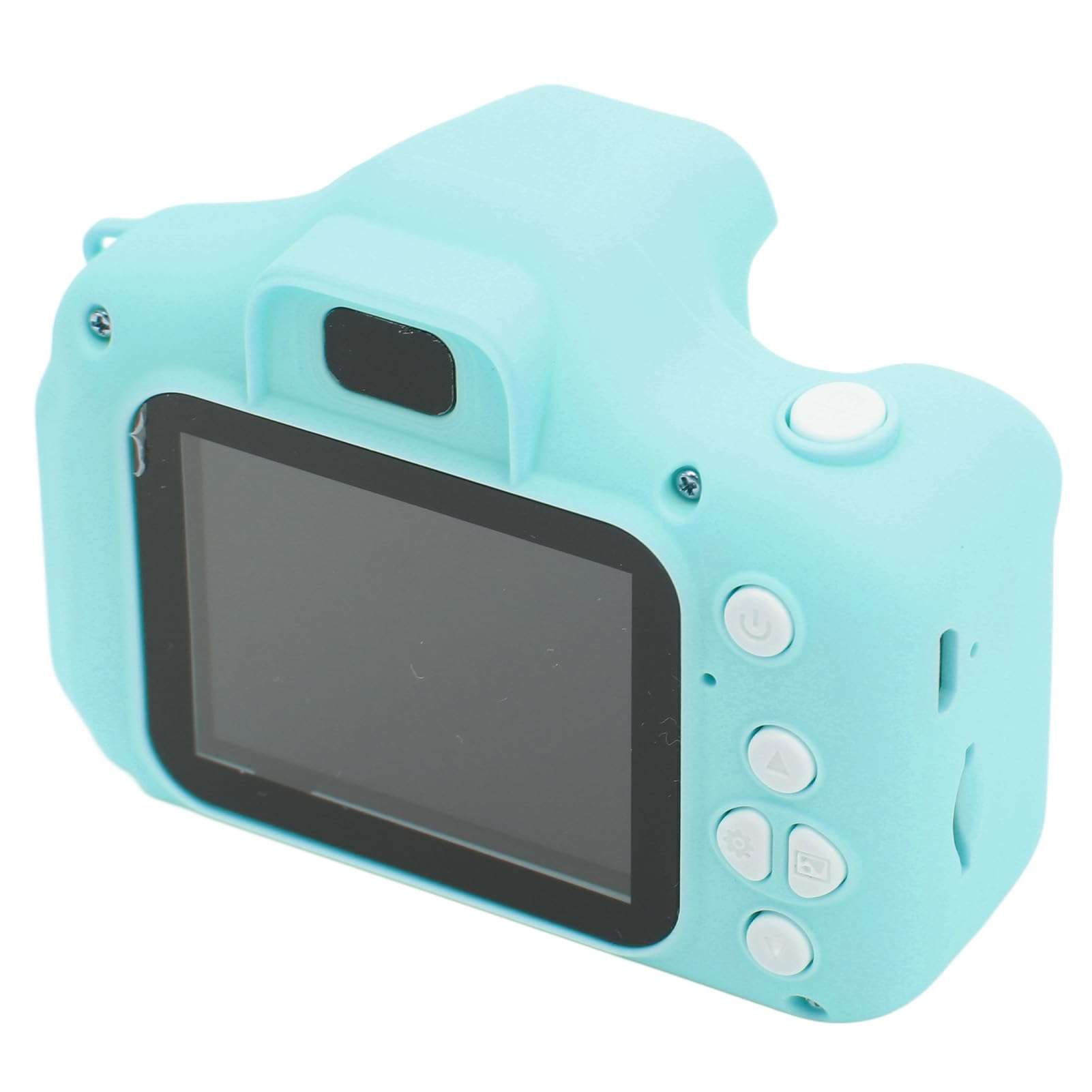 Kids Digital Video Camera, Clear Picture Kids Camera Auto Focus Wear Resistant with Microphone for Selfie for Child (Green) 4