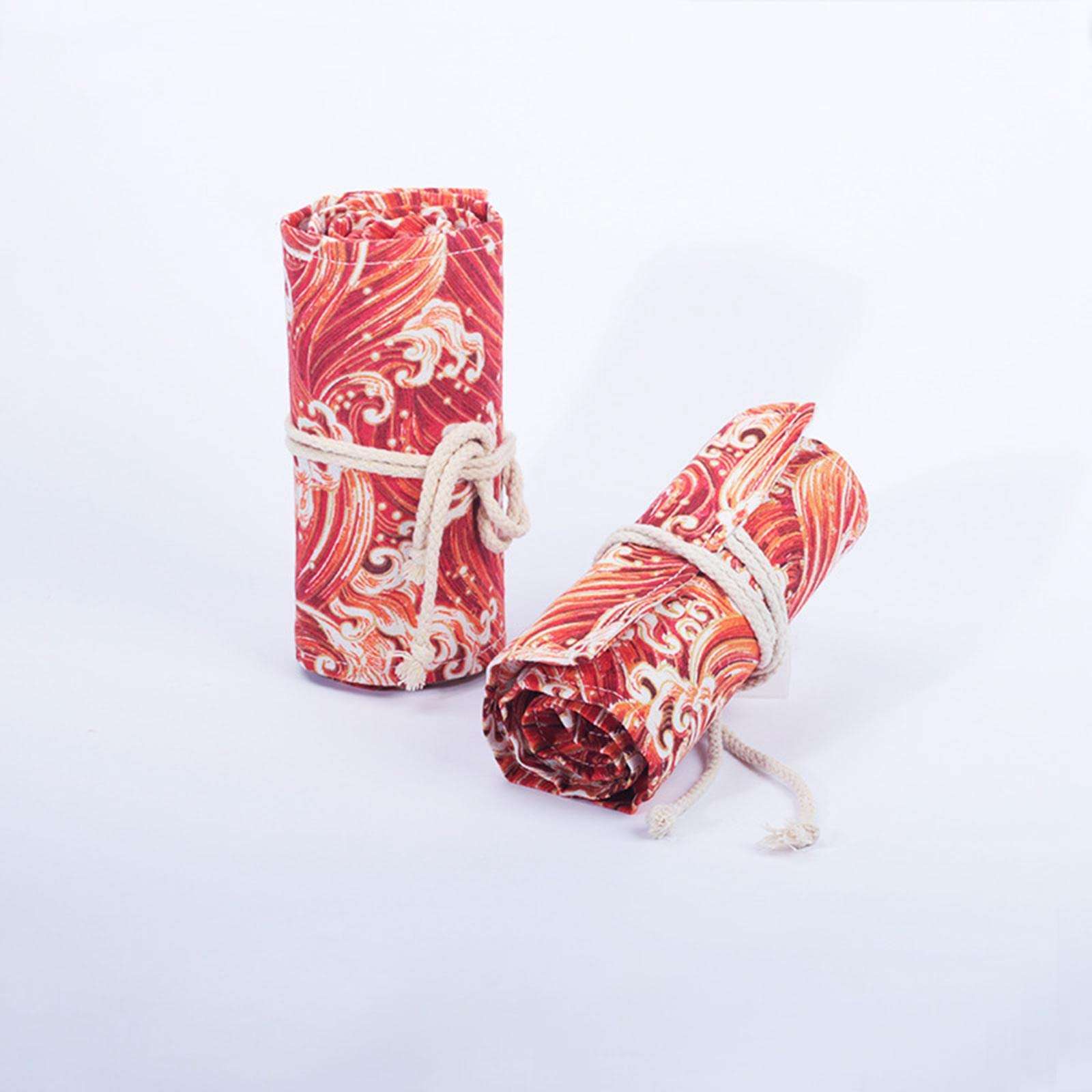 myaddiction G548 Oil Colored Pencils Teachers Crafting Presharpened Pencils Red Linen 3