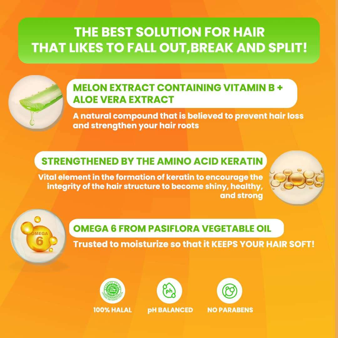 Hair Energy Fibertherapy Aloe & Melon Creambath 60 ML 6