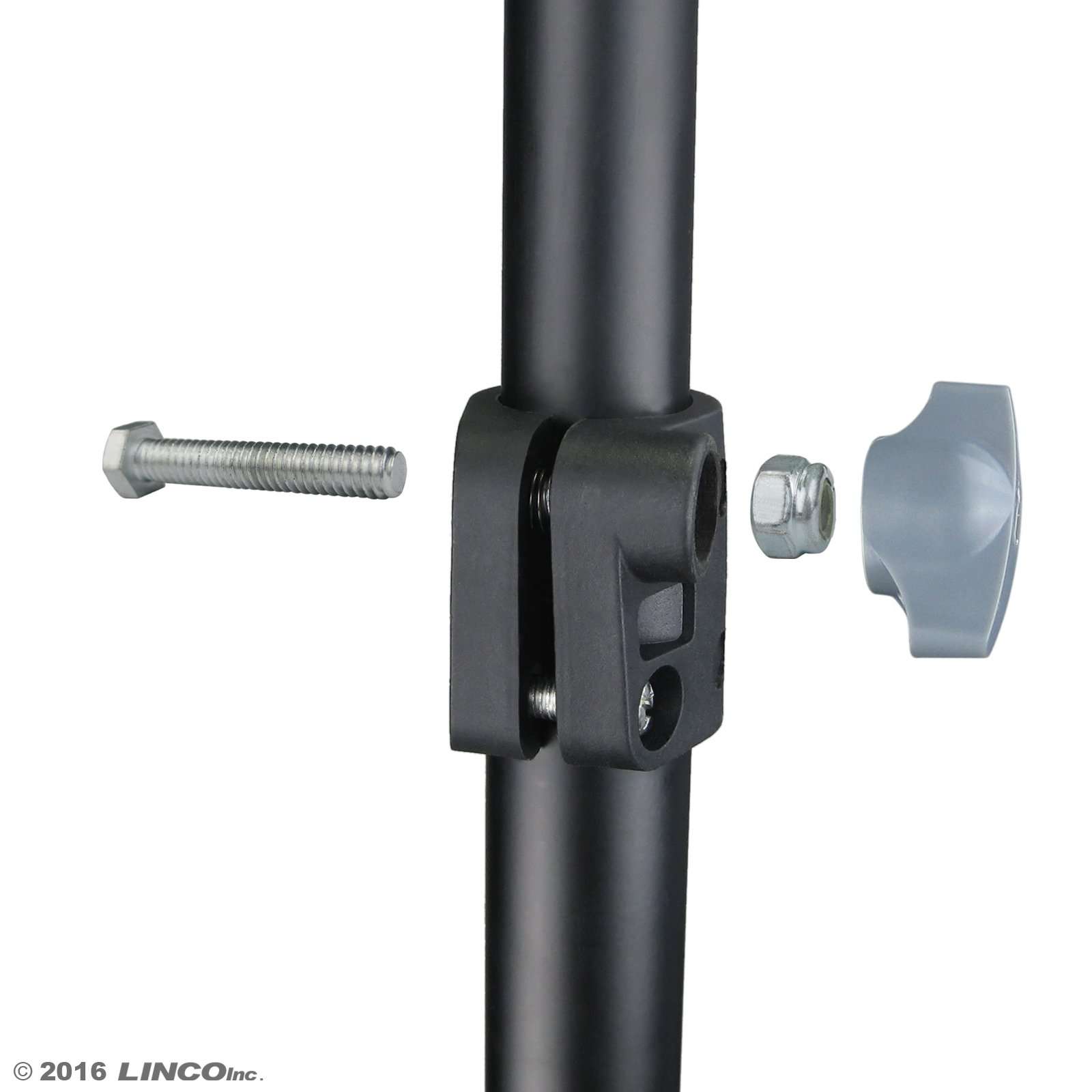 LINCO Lincostore Linco Zenith 9 feet Heavy Duty Light Stand with Casters for Photography Studio Lighting Kit 8909HC - Extra Supporting Rods 5